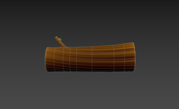 Low Poly Log 001