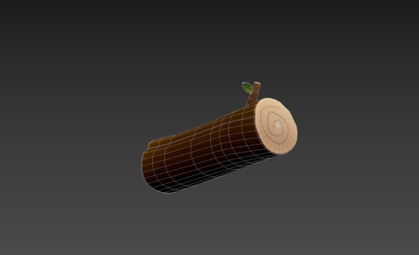 Low Poly Log 001