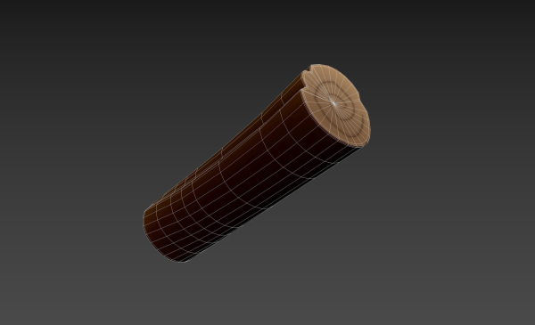Low Poly Log 001