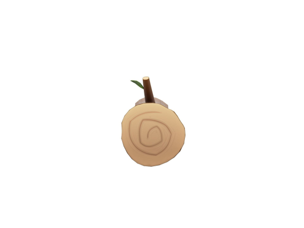 Low Poly Log 001