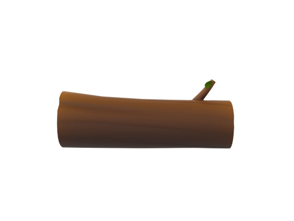 Low Poly Log 001