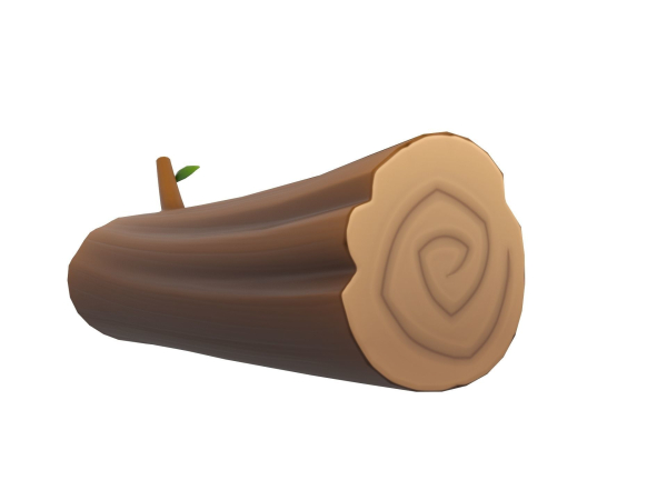 Low Poly Log 001