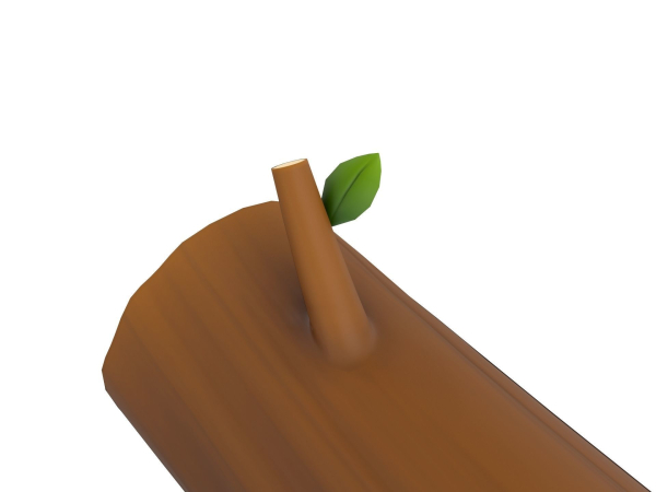 Low Poly Log 001
