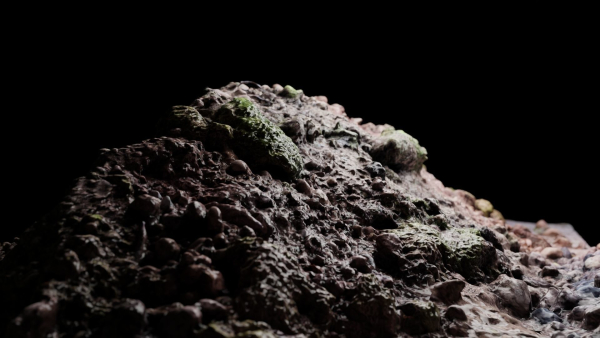 Low-Poly Scanned Mud Hill