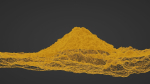 Low-Poly Scanned Mud Hill