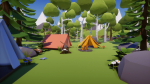 Low Poly Nature - 4 Seasons Trees Grass and Rocks