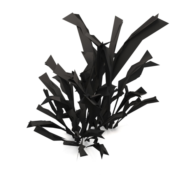Low Poly Old Grass Dry - Game Ready Plant