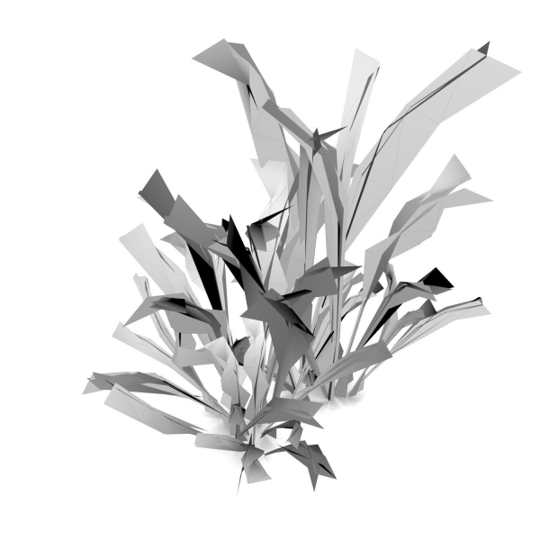 Low Poly Old Grass Dry - Game Ready Plant