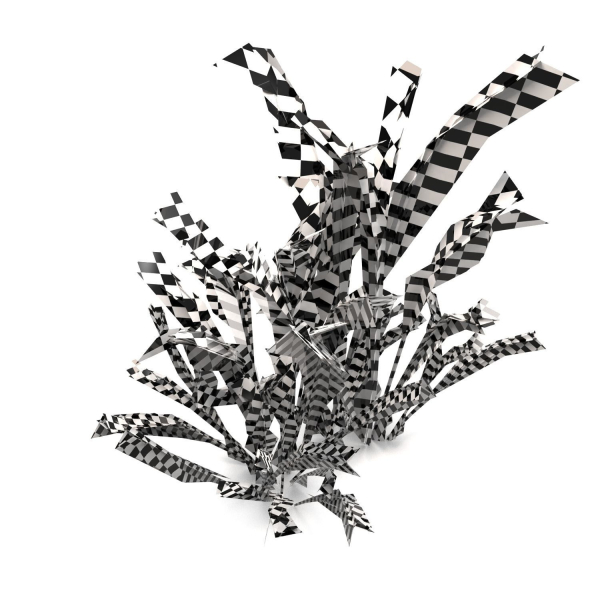 Low Poly Old Grass Dry - Game Ready Plant