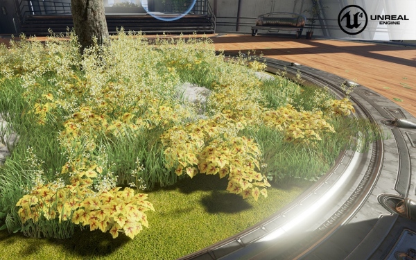 Low Poly Plants dandelion flowers