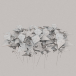 Low Poly Plants dandelion flowers