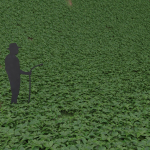 Low Poly Plants dandelion flowers