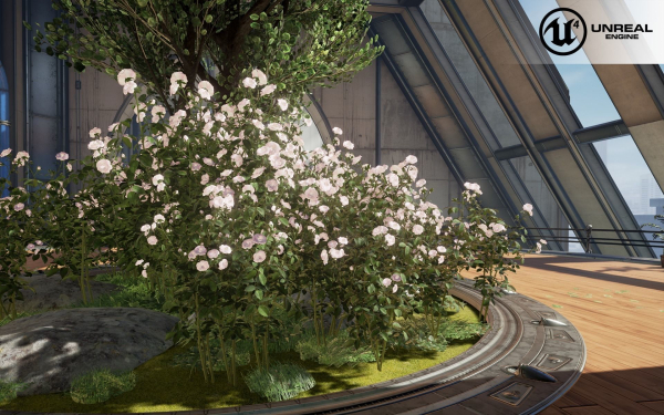 Low Poly Plants dandelion flowers