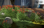 Low Poly Plants dandelion flowers