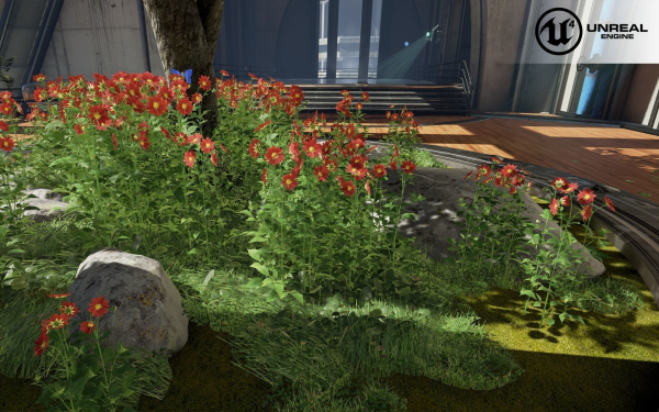 Low Poly Plants dandelion flowers
