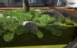 Low Poly Plants dandelion flowers