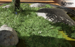 Low Poly Plants dandelion flowers