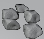 Low-Poly Rocks three