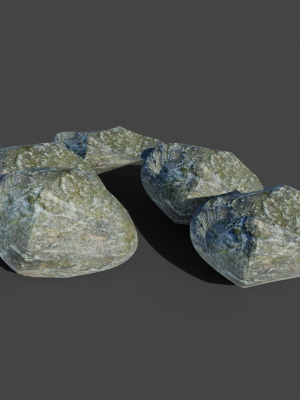 Low-Poly Rocks three