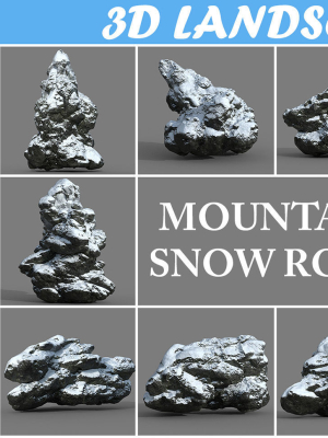 low-poly-snow-rock-b-190426-3d-model-low-poly-obj-3ds-fbx-dae