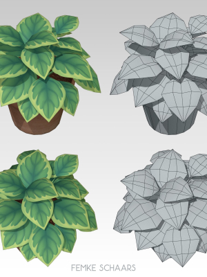 low-poly-stylized-flower-pot-plants-pack-3d-model-low-poly-obj-fbx