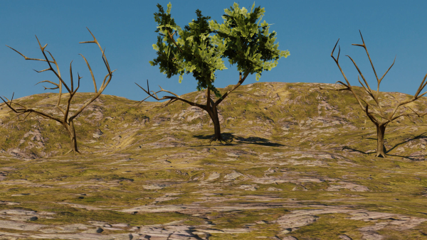Low-poly Tree collection -