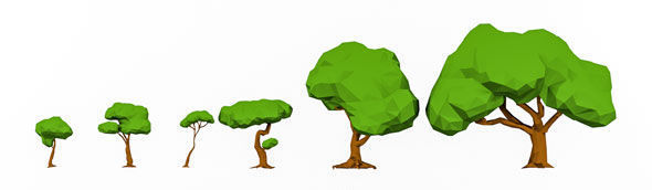 Low Poly Tree Pack 2
