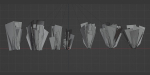 Low poly wild grass collection vol 201-Blender