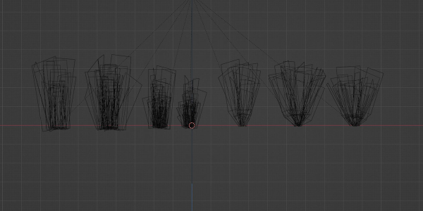 Low poly wild grass collection vol 201-Blender