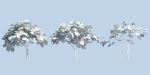 Lowpoly 3Dmodel tree VR AR game 3LOD number66