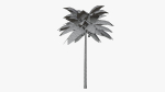 Lowpoly Coconut Palm v1