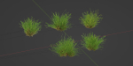 Lowpoly Grass collection vol 174-Blender
