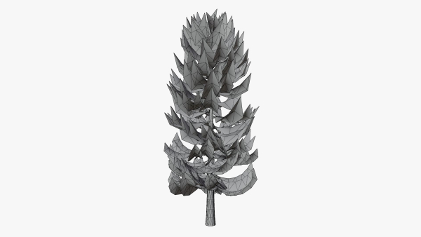 Lowpoly Pine v4