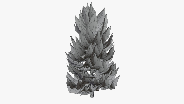Lowpoly Pine v9