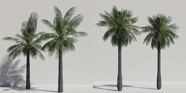 Luxcore Tropical Trees and Vegetation pack