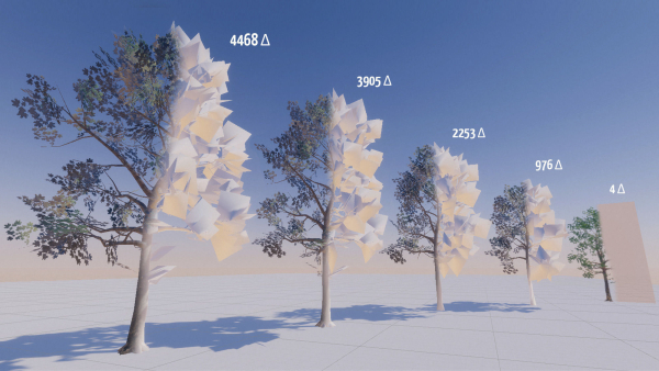 Maple Trees in 3 Seasons