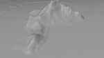 maupiti island 3d model terrain