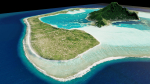 maupiti island 3d model terrain