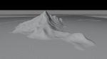 maupiti island 3d model terrain