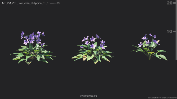 Maxtree Plant Models Vol 51 Low Poly - Mesh