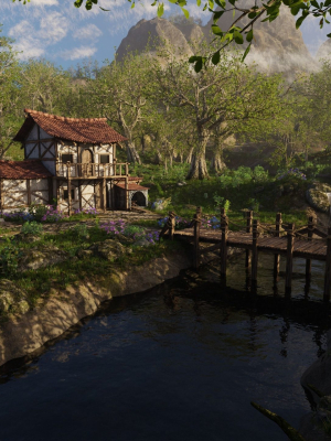 medieval-bridge-scene-3d-model-blend
