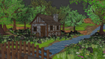 Medieval House In Forest