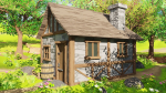 Medieval House In Forest