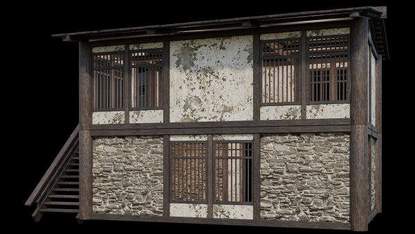 Medieval Houses 35- 4K Textures Game Ready
