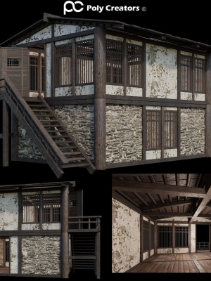 Medieval Houses 35- 4K Textures Game Ready