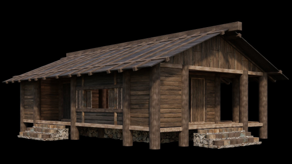 Medieval Houses Pack 19-20-21-22-23-24 - 4K Textures Game Ready