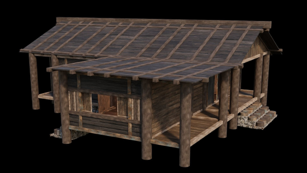 Medieval Houses Pack 19-20-21-22-23-24 - 4K Textures Game Ready