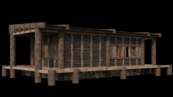 Medieval Houses Pack 19-20-21-22-23-24 - 4K Textures Game Ready