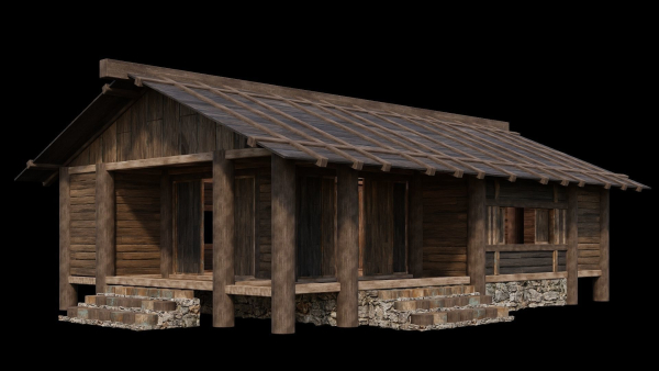 Medieval Houses Pack 19-20-21-22-23-24 - 4K Textures Game Ready