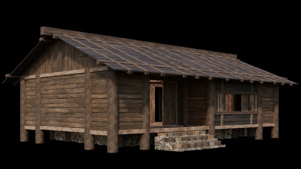 Medieval Houses Pack 19-20-21-22-23-24 - 4K Textures Game Ready